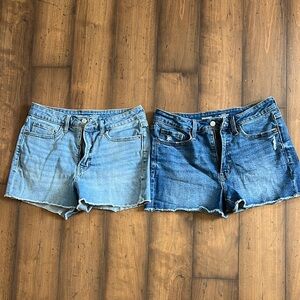 Old Navy Blue Jean Shorts Classic Cut-Off Style